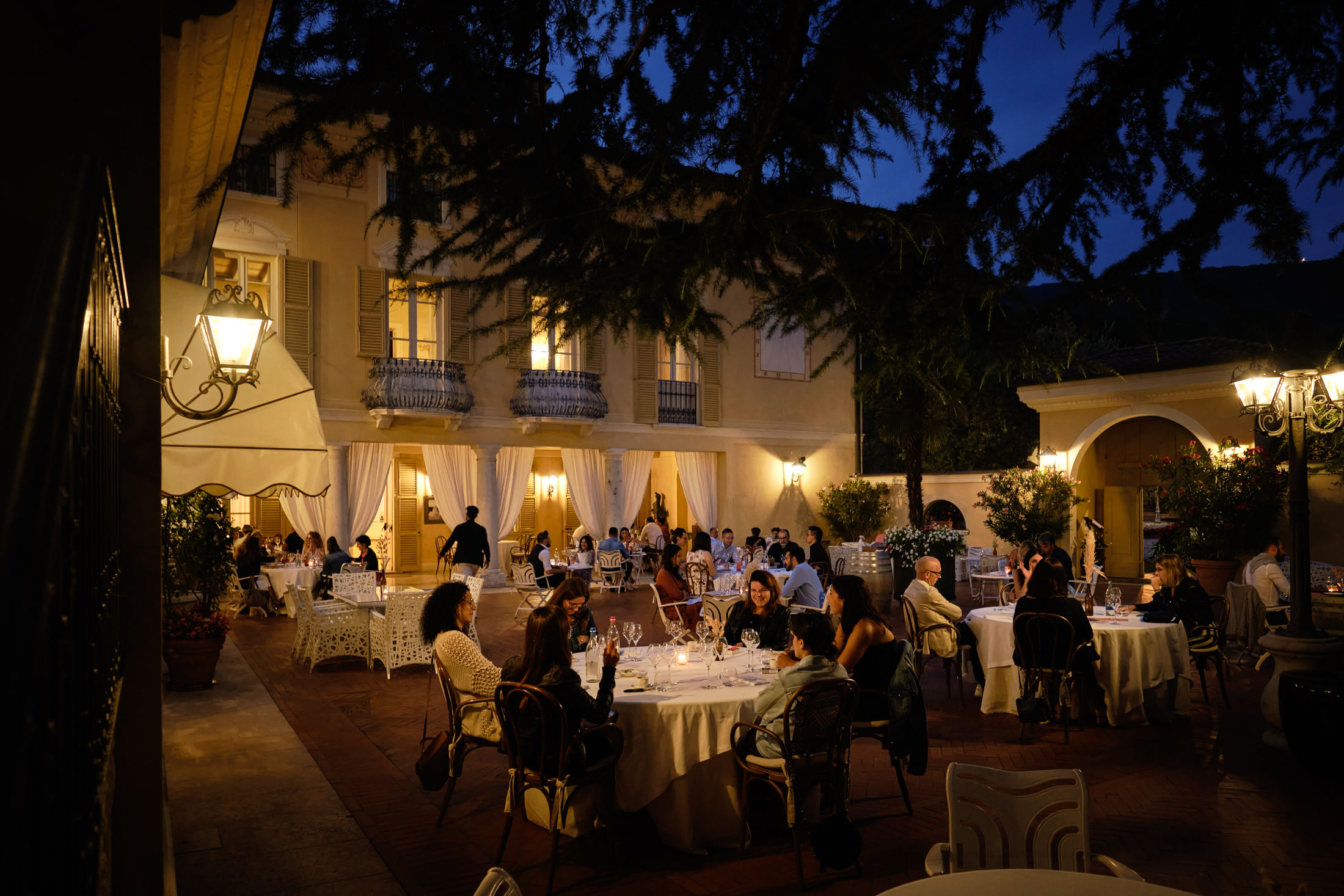 Evento di Villa Baiana realizzato nella Corte Interna