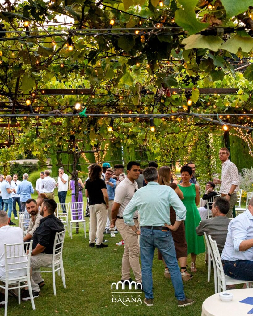 Evento aziendale in Franciacorta, Summer Party in esterno.