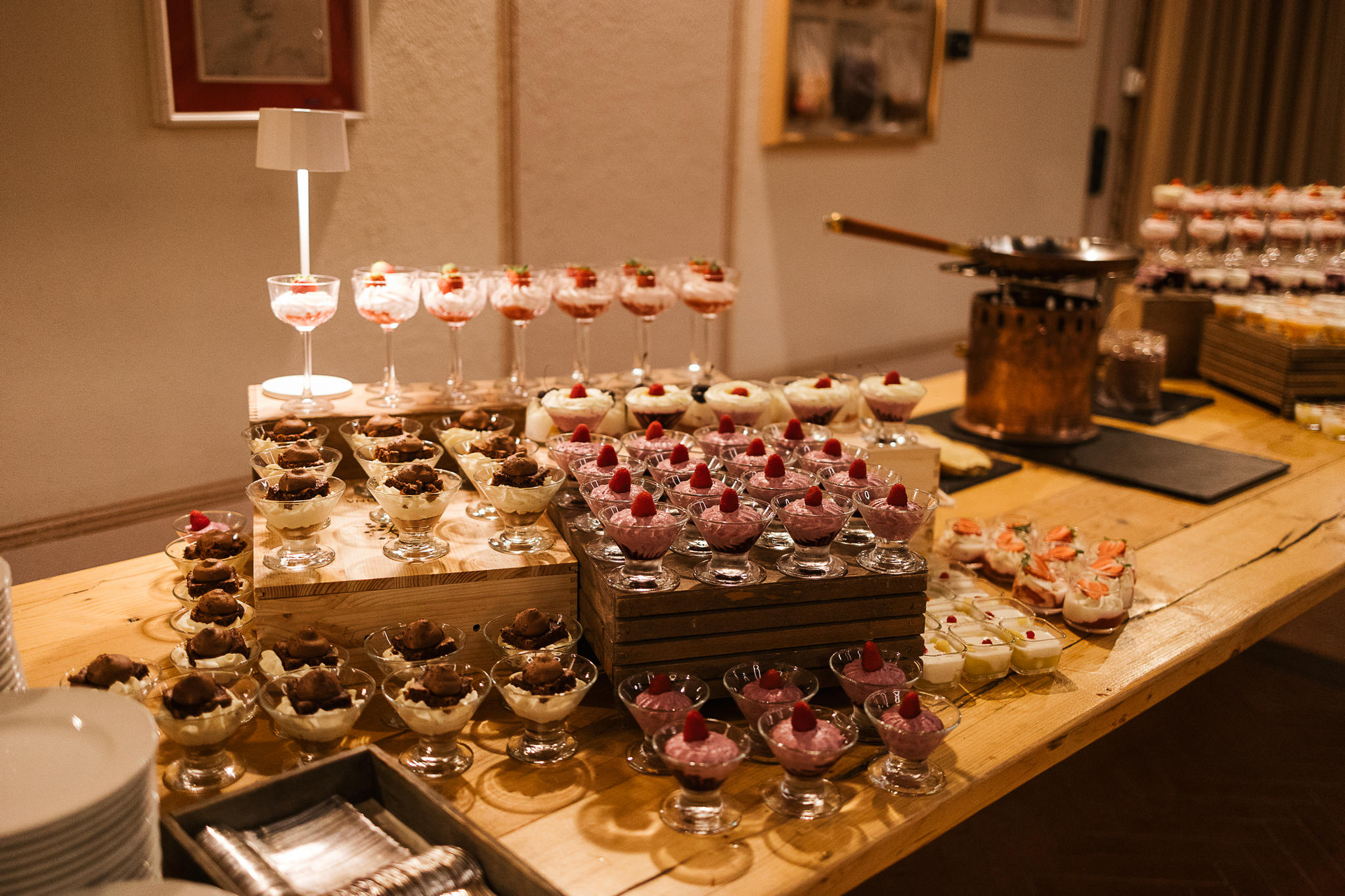 Villa Baiana buffet dei dolci con monoporzioni