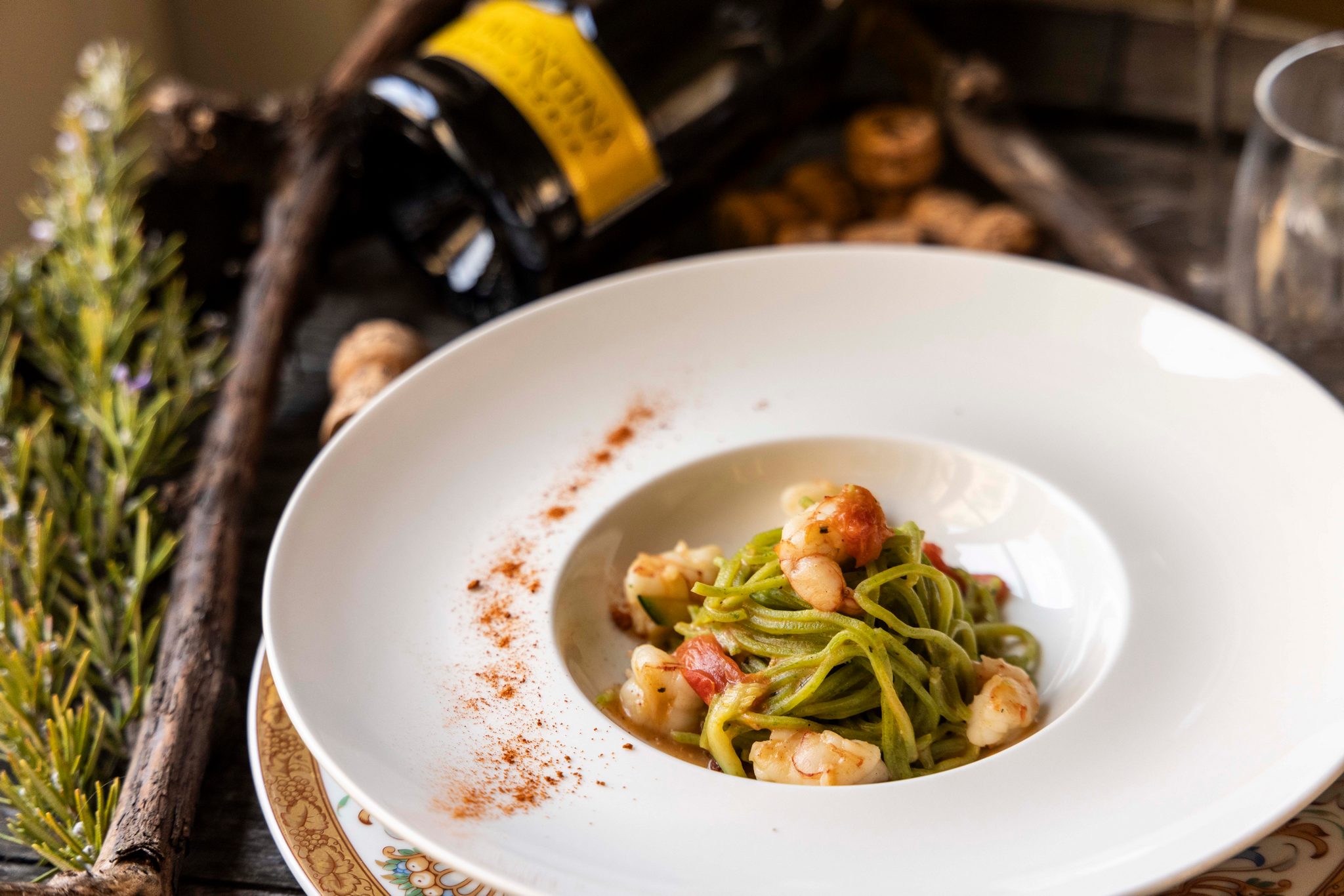 Primo piatto cucina di Villa Baiana