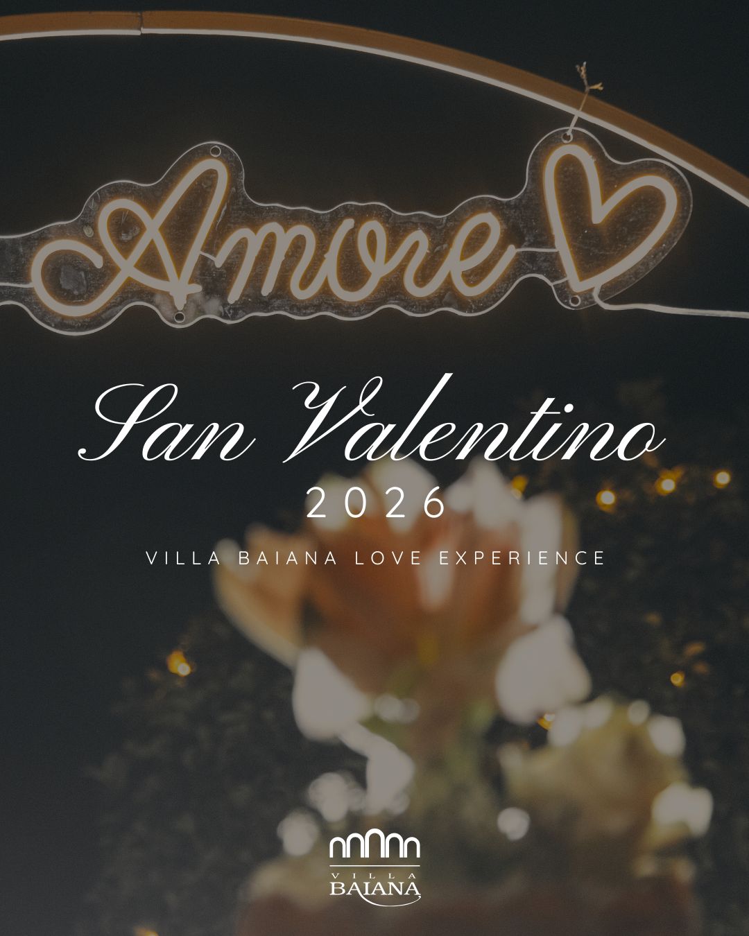 San Valentino 2026 in Franciacorta a Villa Baiana, tra musica, vino e cucina di alto livello.